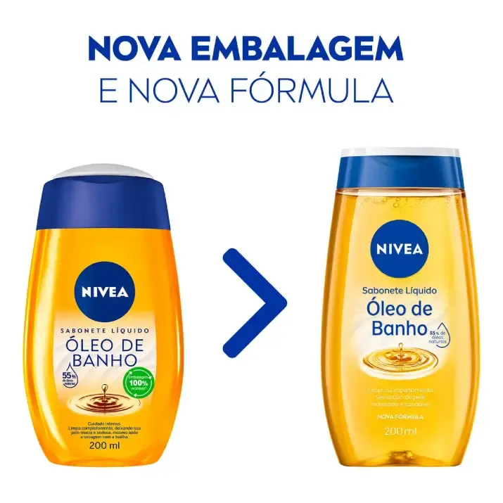 Nivea Sabonete Líquido Óleo de Banho 200ml-5.webp