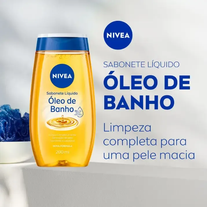 Nivea Sabonete Líquido Óleo de Banho 200ml-3.webp