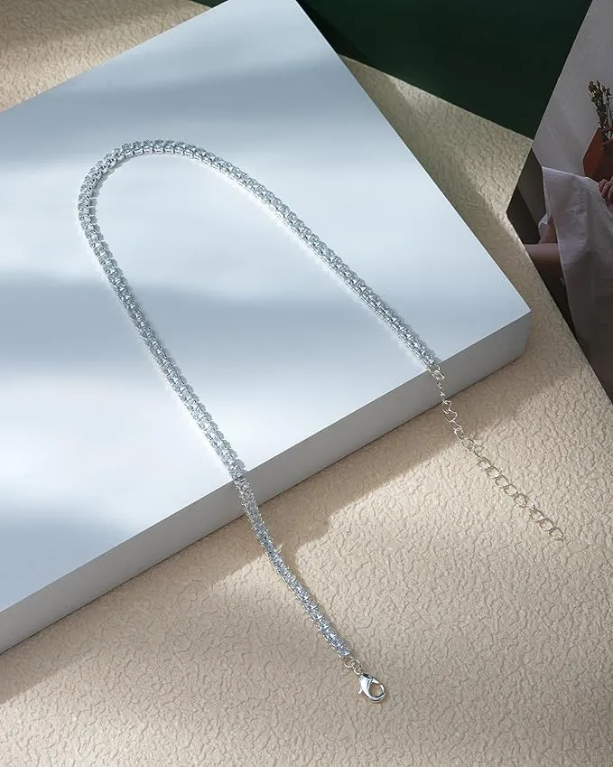 [JO0001] Colar Mesovor Feminino de strass com Diamante, Banhado 18k