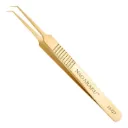 Pinça Nagaraku N-07 Dourada Extensão De Cílios