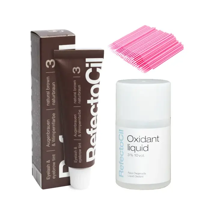 Tinta Tintura Refectocil Sobrancelha Cilios Barba + Oxidante