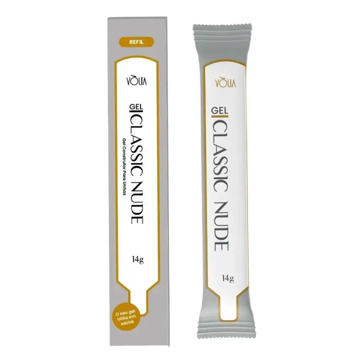 Refil Gel Classic Volia Cor Nude 14g - Gel Construtor