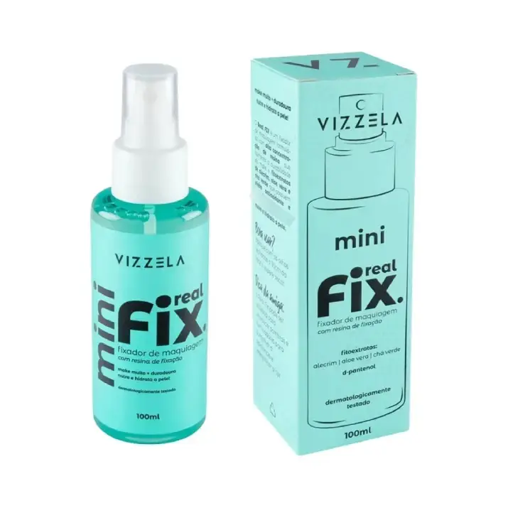 Mini Fixador De Maquiagem Real Fix - Vizzela 100ml