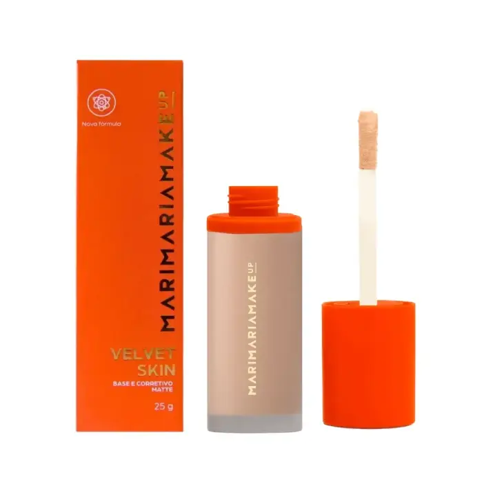 [MQ0021] Base E Corretivo Matte Mari Maria Velvet Skin Aveludado
