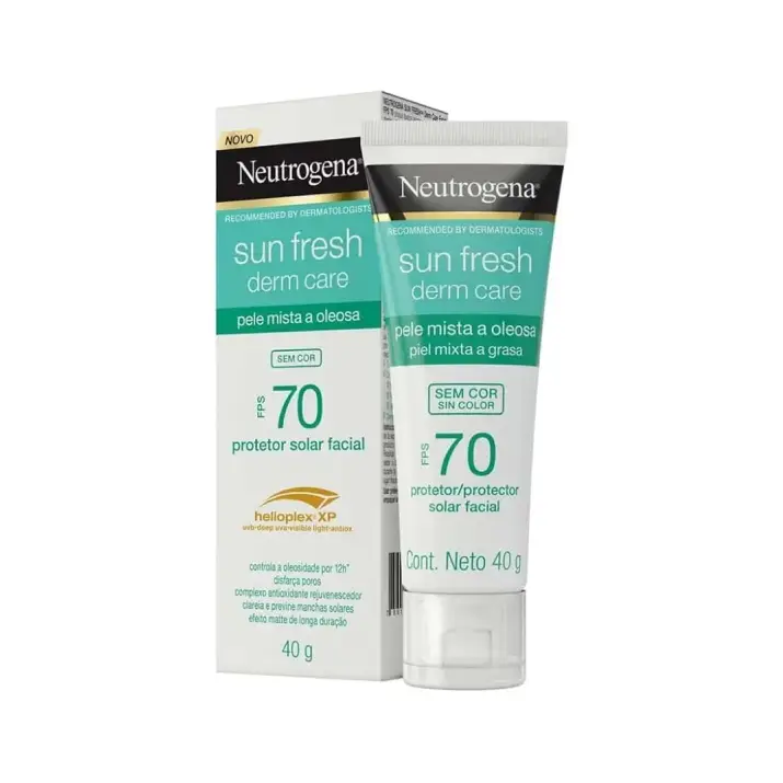 Protetor Solar Neutrogena Pele Oleosa Fps70 40g