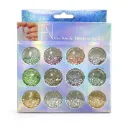 Glitter Holografico para Decoração Nail Art - Colorido