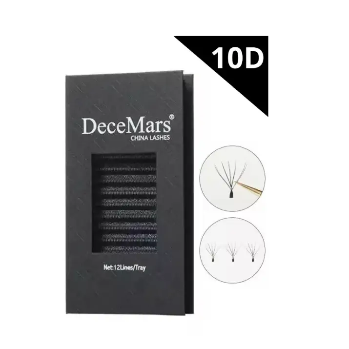 [CI0069] Cílios Decemars 10D W 0.07 Shaped Tray Mix 8-15