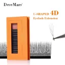 Cílios Decemars U4D W  0.07 Curvatura D - Mix 15 - Preto