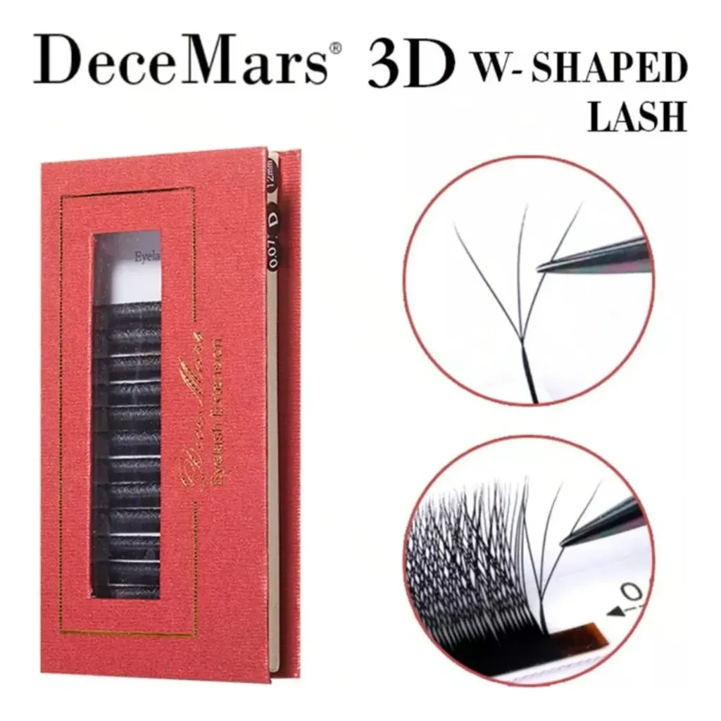 [CI0110] Cílios Decemars 3 D 0.07 Curvatura D - Preto (5mm)